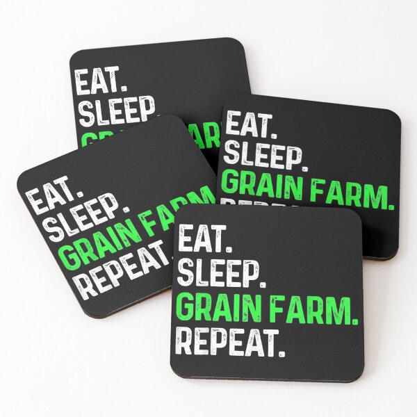 Item preview, Eat Sleep Grain Farm Repeat Funny Grain Farming designed and sold by Rognvar.