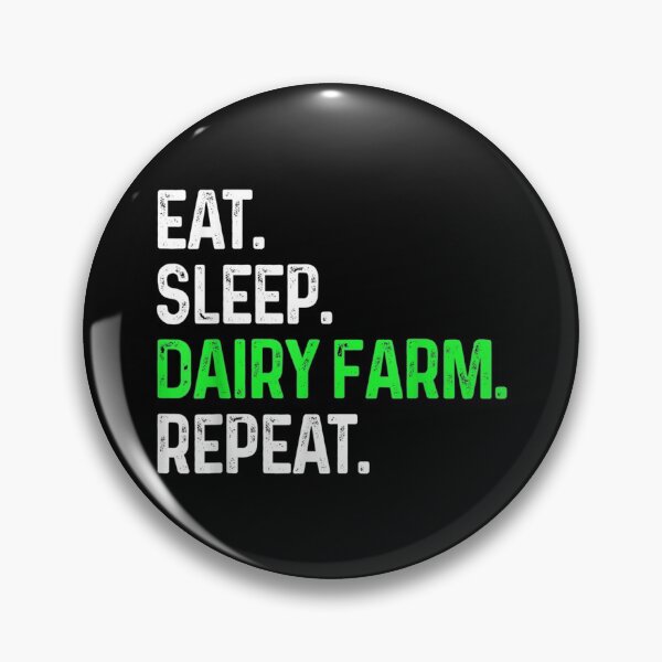 Item preview, Eat Sleep Dairy Farm Repeat Funny Dairy Farming designed and sold by Rognvar.