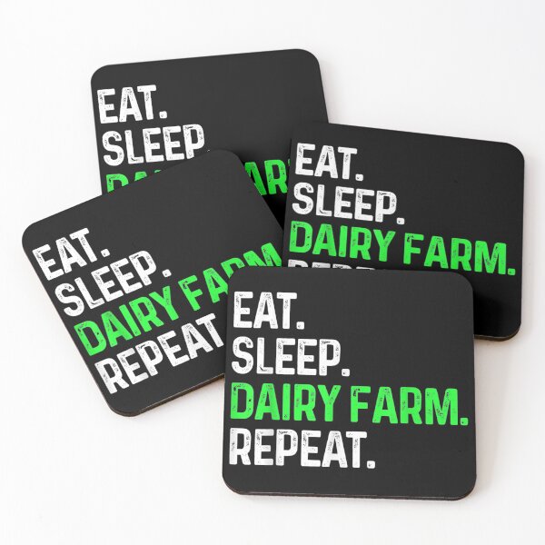 Item preview, Eat Sleep Dairy Farm Repeat Funny Dairy Farming designed and sold by Rognvar.