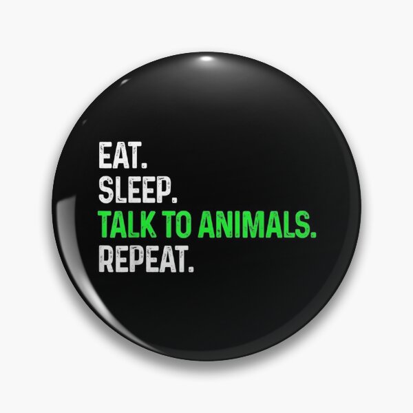 Item preview, Eat Sleep Talk To Animals Repeat Funny Farm designed and sold by Rognvar.