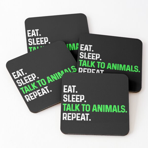 Item preview, Eat Sleep Talk To Animals Repeat Funny Farm designed and sold by Rognvar.