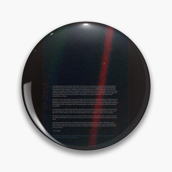 Item preview, Point bleu pâle - Citation Voyager 1 et Carl Sagan quality Qualité HQ Poster designed and sold by BentleyGordon4.