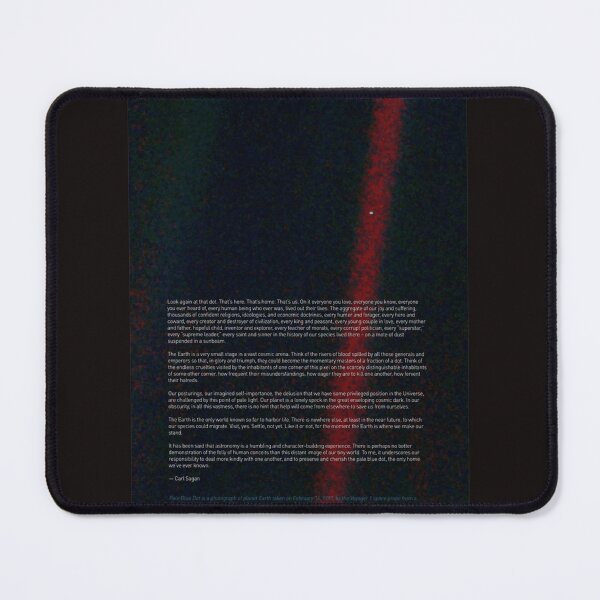 Item preview, Point bleu pâle - Citation Voyager 1 et Carl Sagan quality Qualité HQ Poster designed and sold by BentleyGordon4.