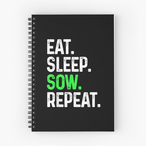 Item preview, Eat Sleep Sow Repeat Funny Sowing Farm Farmers designed and sold by Rognvar.