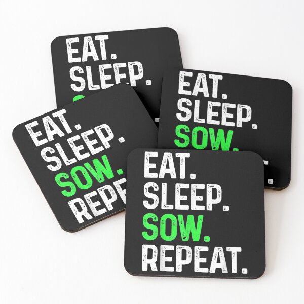 Item preview, Eat Sleep Sow Repeat Funny Sowing Farm Farmers designed and sold by Rognvar.