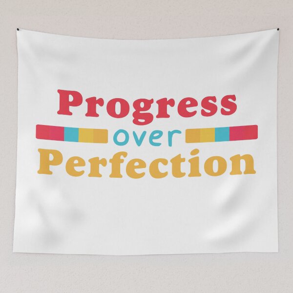 Item preview, Motivational Progress Over Perfection Back to School Teacher designed and sold by freeman1314.
