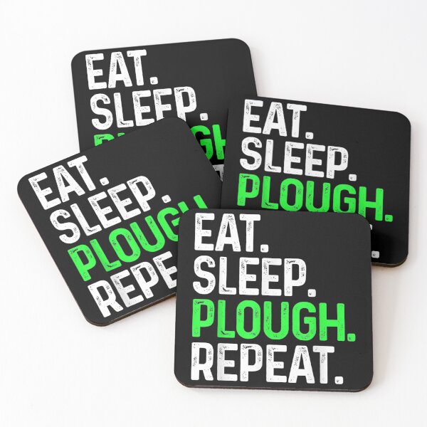 Item preview, Eat Sleep Plough Repeat Funny Ploughing Farm designed and sold by Rognvar.