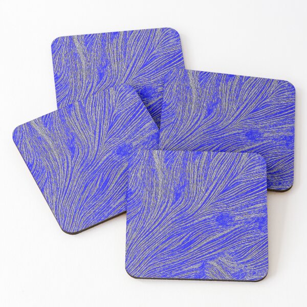 Item preview, Cobalt Blue Shimmer Stripes designed and sold by fatenanwar.