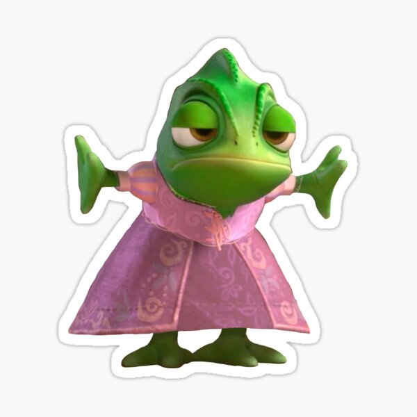 Tangled Pascal Stickers Redbubble