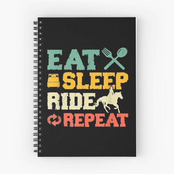 Item preview, Eat Sleep Ride Repeat Equestrian Horse Owner designed and sold by Rognvar.