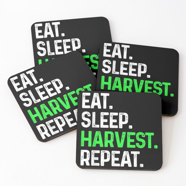 Item preview, Eat Sleep Harvest Repeat Funny Harvesting Farm designed and sold by Rognvar.