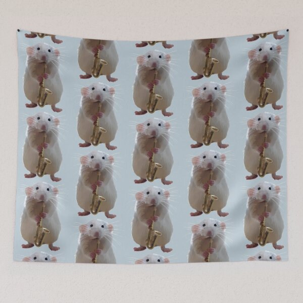 Item preview, Rat playing the Saxophone  designed and sold by Meetre Studio.
