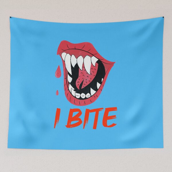 Item preview, I Bite Vampire Halloween art designed and sold by bradm50.