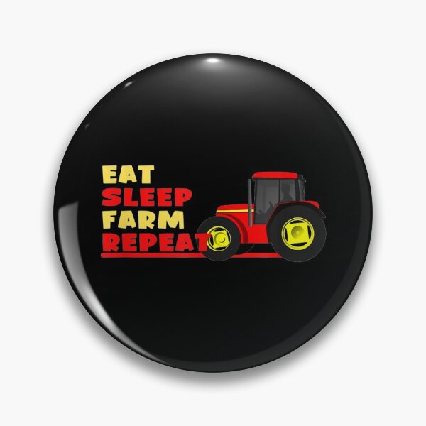 Item preview, EAT SLEEP FARM REPEAT designed and sold by Rognvar.