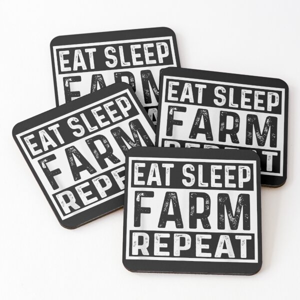 Item preview, Eat Sleep Farm Repeat - Farmer Farming Birthday designed and sold by Rognvar.