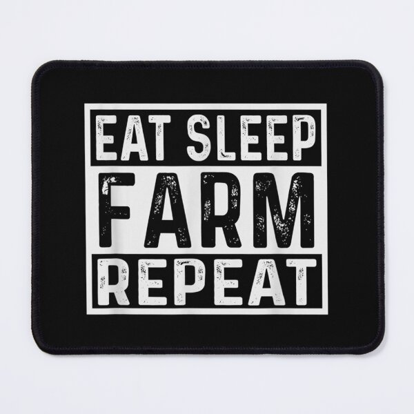 Item preview, Eat Sleep Farm Repeat - Farmer Farming Birthday designed and sold by Rognvar.