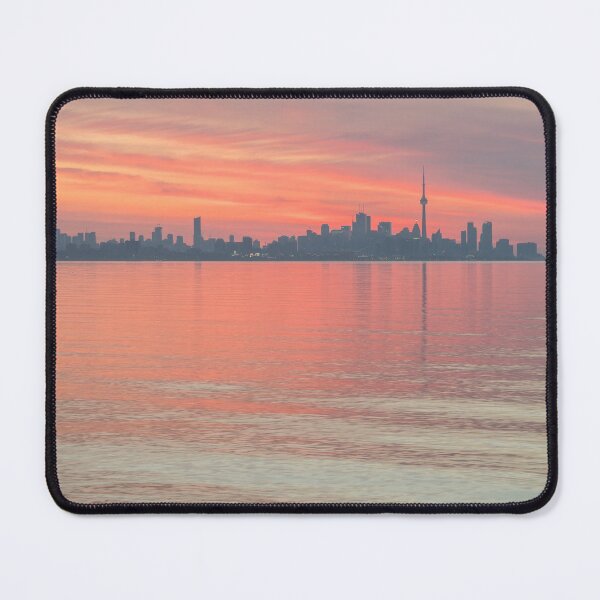 Item preview, Glorious Brushstrokes - Toronto Skyline at Dawn designed and sold by Georgia Mizuleva.