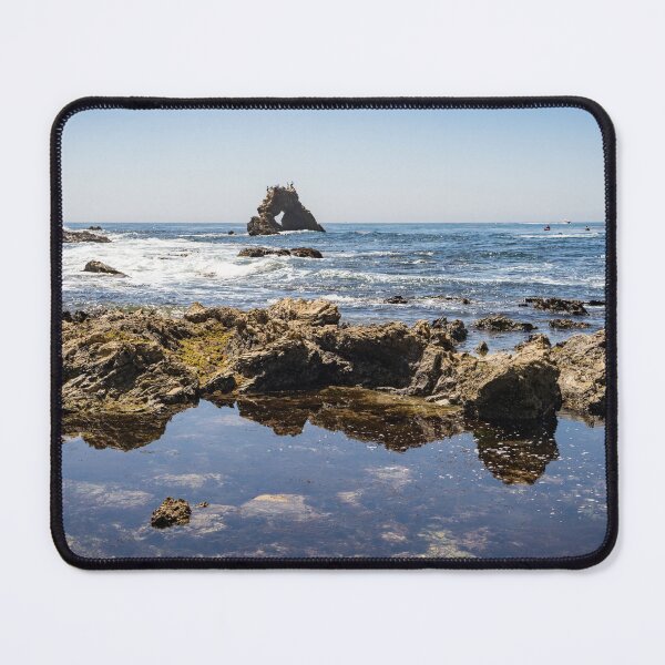 Item preview, Tidal Pools and Newport Rock Arch at Little Corona Del Mar Beach in Orange County California designed and sold by Georgia Mizuleva.