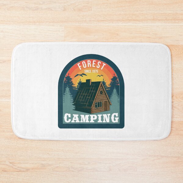 Item preview, Retro Forest Camping designed and sold by Vector Scout Lab.
