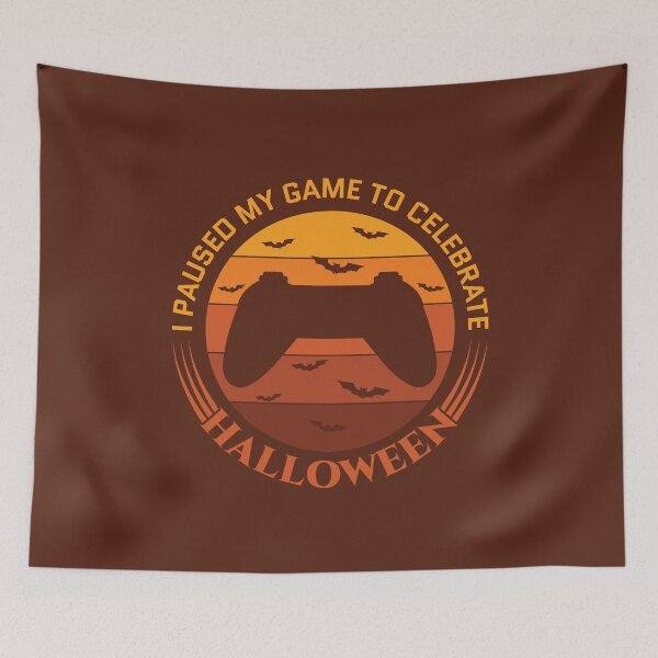 Item preview, I Paused My Game To Celebrate Halloween designed and sold by Styler Design.