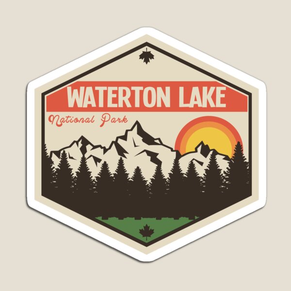 Cameron Lake Metal Magnet