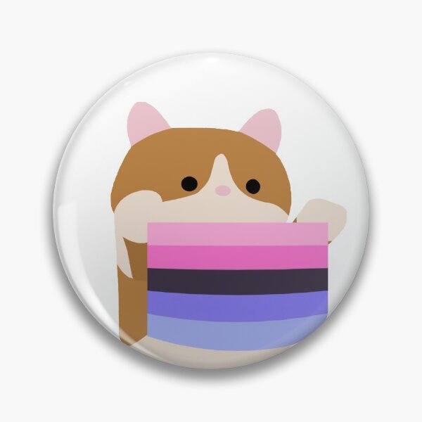 Item preview, Pride cat omnisexuality designed and sold by LilRech.