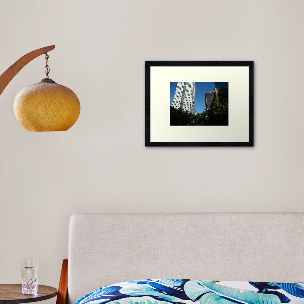 Engulfed in the Scene Framed Art Print