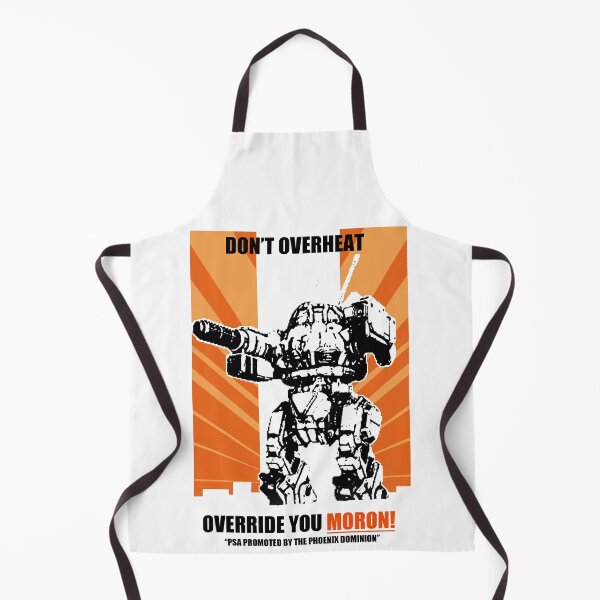 Item preview, The War Between Military Means In 31St Century Battletech Game Urbanmech Don'T Overheat! Psa Retro designed and sold by BrownBattletech.