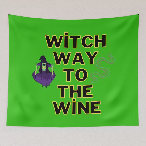 Item preview, witch way to the wine - witch  designed and sold by nakavt.