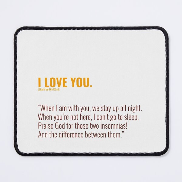 Item preview, Djalâl ad Dîn Rûmî Quotes About Love designed and sold by Studio TANFF.