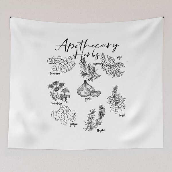 Item preview, Apothecary Herbs Vintage Botanical Plants Cottagecore designed and sold by funnytshirtemp.