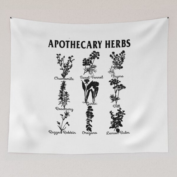 Item preview, Apothecary Herbs Vintage Botanical Plants Cottagecore designed and sold by funnytshirtemp.