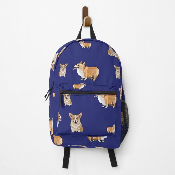 Item preview, Corgi Dog Pattern Blue Background designed and sold by jaggerstudios.
