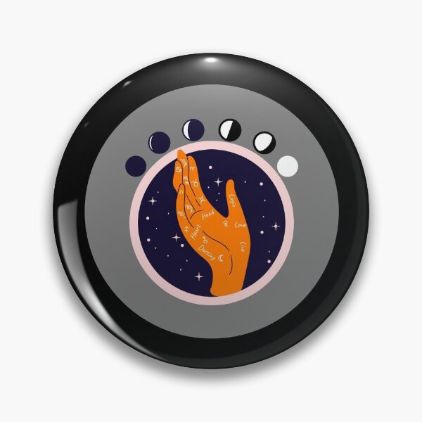 Item preview, Palm Reading Zodiac grey Horoscope Star Sign Gift designed and sold by Hyper-Field.