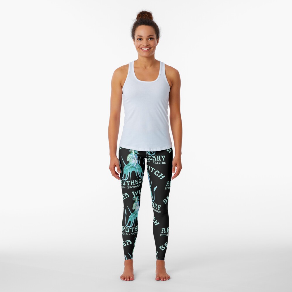 Discover Sea Witch Apothecary Spells Potions Elixirs Leggings