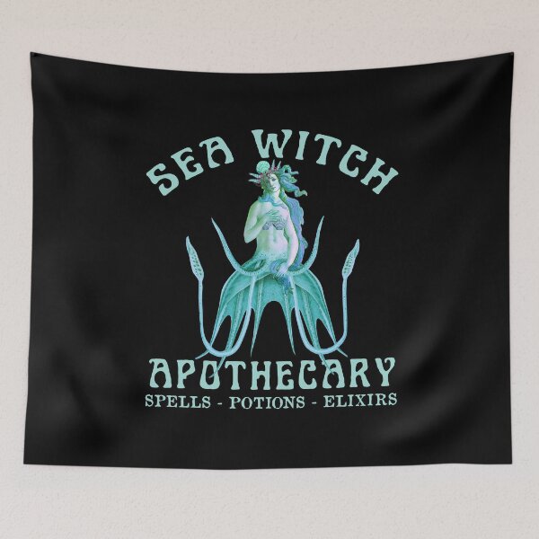 Item preview, Sea Witch Apothecary Spells Potions Elixirs designed and sold by funnytshirtemp.