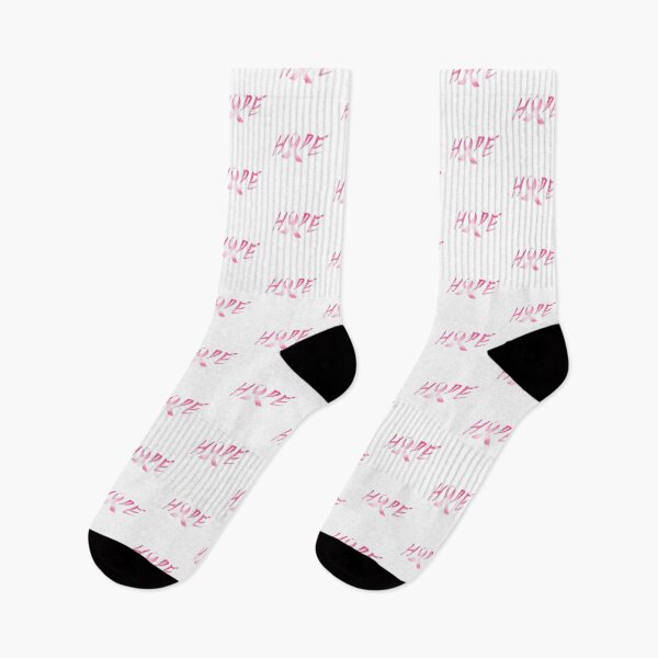 Item preview, Hope Text with Pink Ribbon - Breast Cancer Awareness designed and sold by WearWolfDesigns.