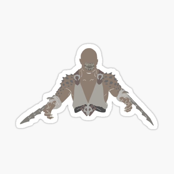 Baraka mortal kombat Sticker for Sale by SkeleMod