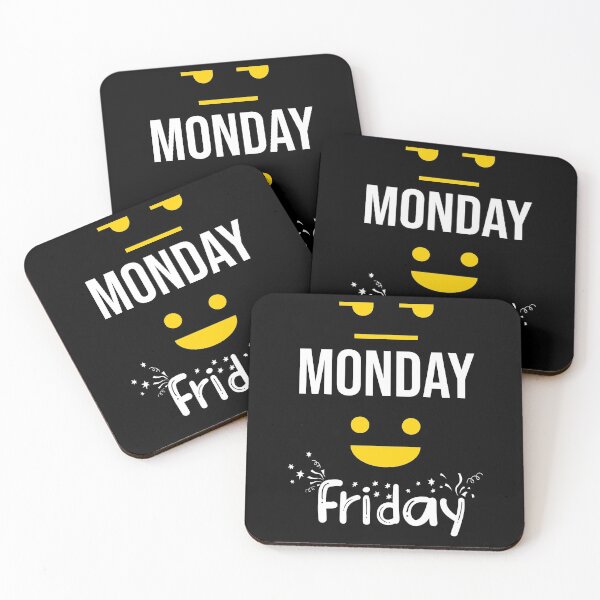 Item preview, Monday and Friday Expressions funny monday haters  designed and sold by joy4shirt.