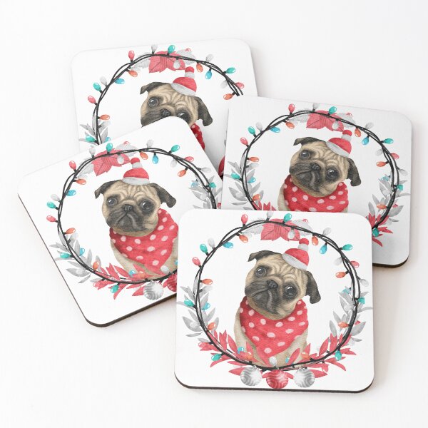 Item preview, Christmas festival shirt 2022 with pug puppies Dogs Design   designed and sold by MichaelGrace.