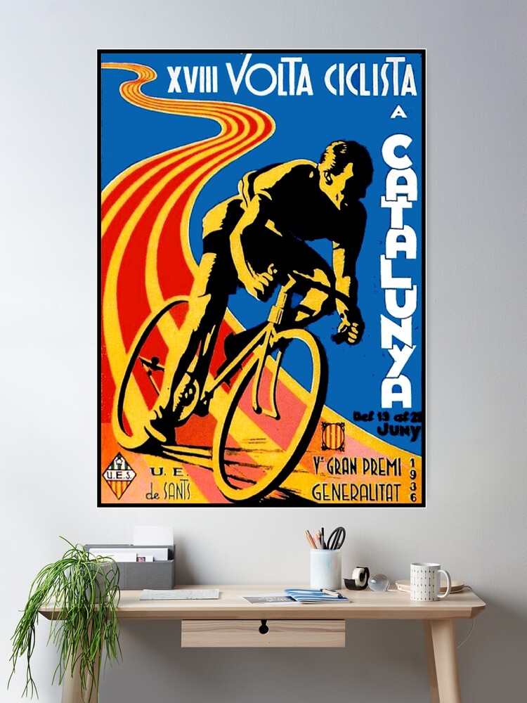 1991 Cycling orders Poster from La Volta, Catalonia Tour