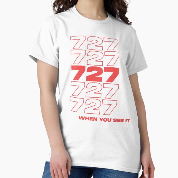 Vista previa del artículo con la obra «727 Cuando lo veas OwO Shirt», diseñado y vendido por cavesy.