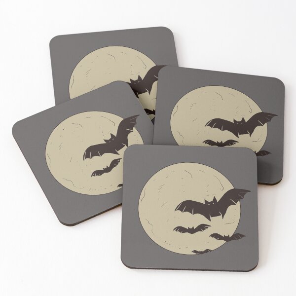 Item preview, Halloween full moon bats designed and sold by DaniBazz.