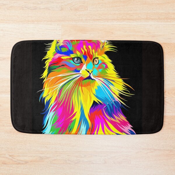 Item preview, Pop Art Cat Rainbow Couleur Poster designed and sold by BentleyGordon4.