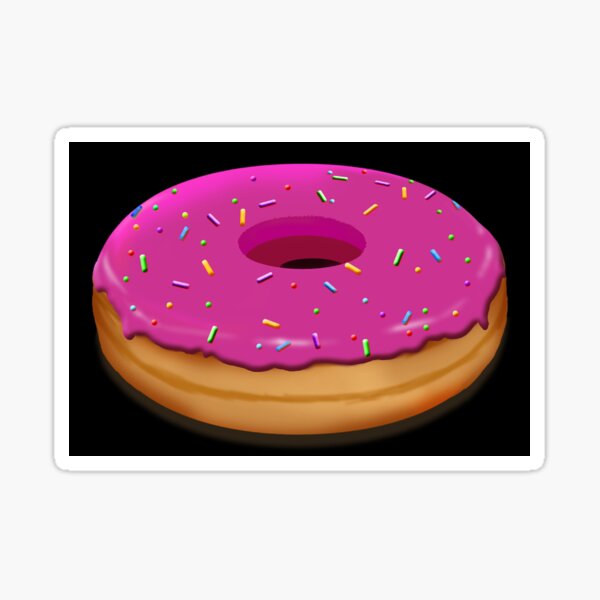Homemade Donut Recipe Stickers for Sale Redbubble image