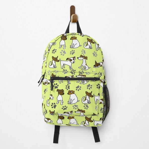 Item preview, Jack Russell Terrier Cartoon With Lemon Background designed and sold by jaggerstudios.