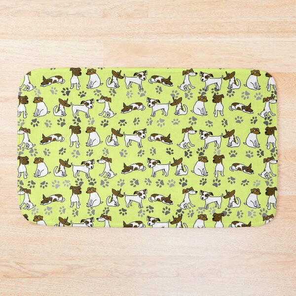 Item preview, Jack Russell Terrier Cartoon With Lemon Background designed and sold by jaggerstudios.
