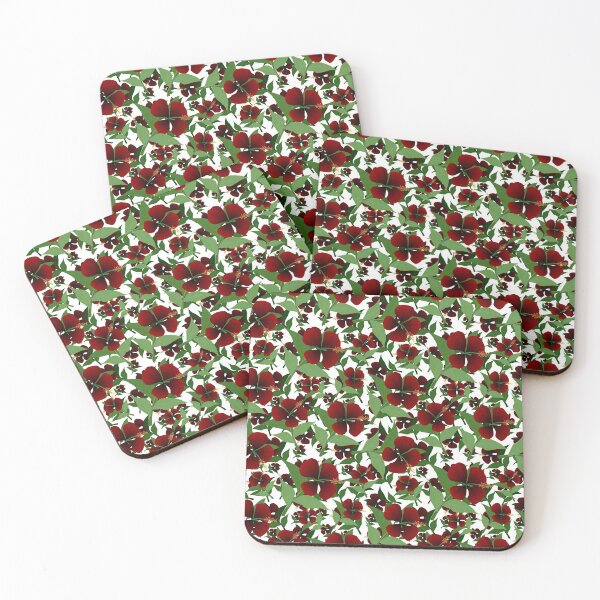 Item preview, Bright Red Hibiscus Pattern. designed and sold by TeeRayBee.