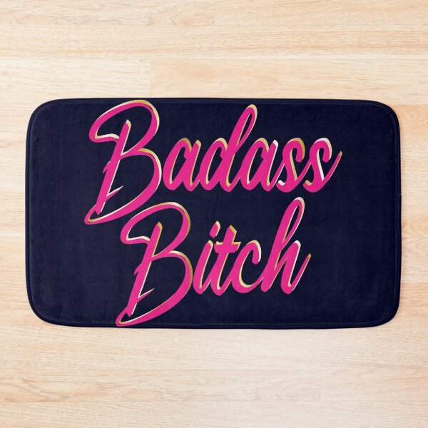 Item preview, Badass Bitch - pink and sassy designed and sold by SuziSukiDesigns.
