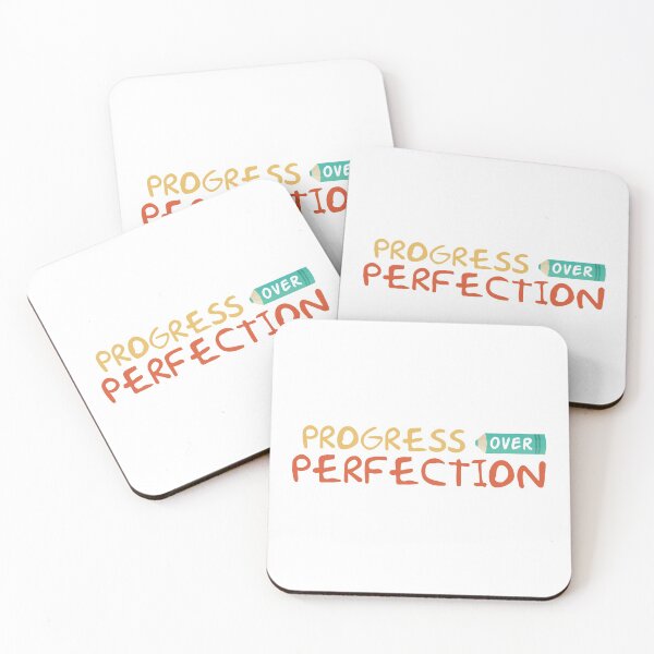 Item preview, Motivational Progress Over perfection back to school teacher designed and sold by freeman1314.